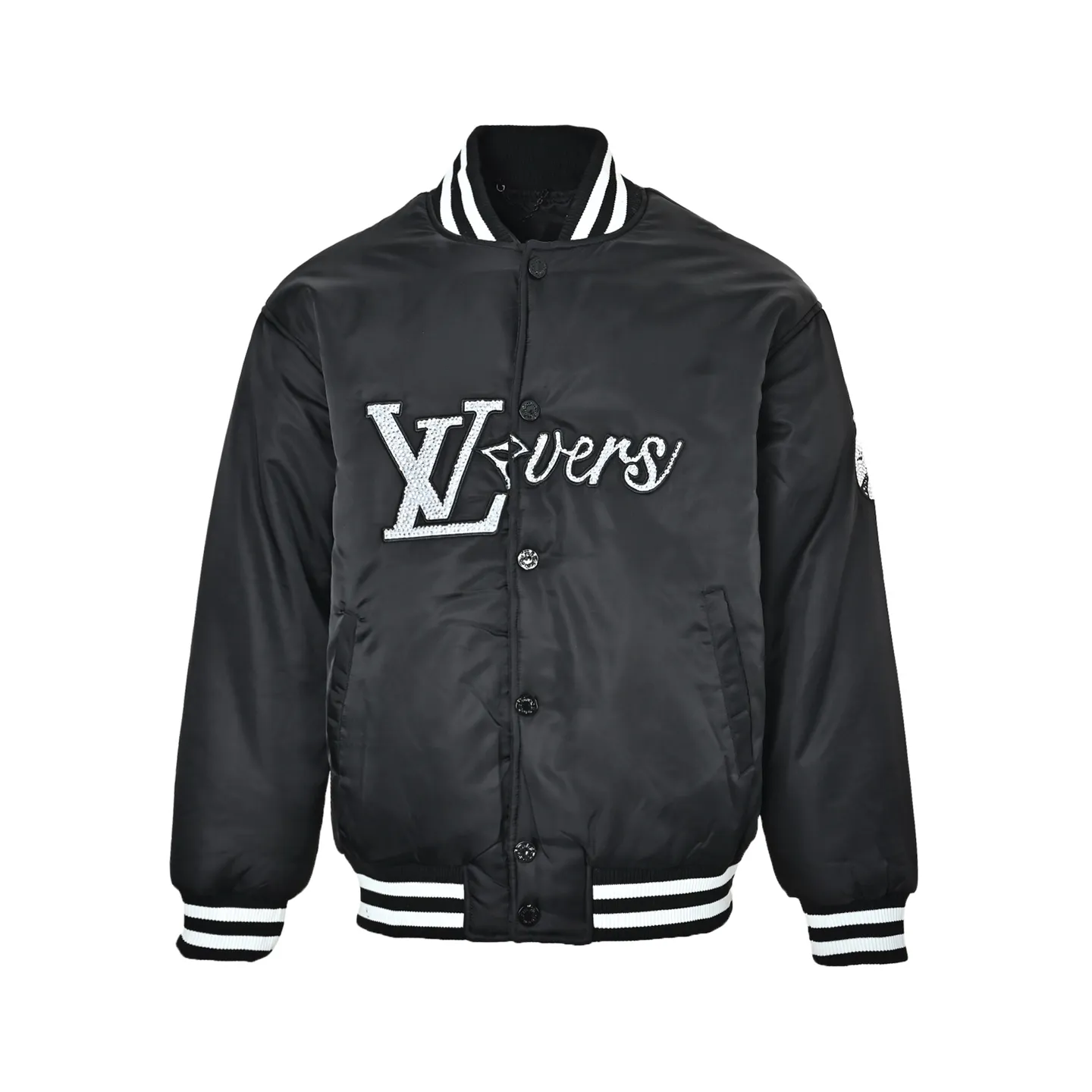Louis Vuitton 24Fw Embroidered Polyamide Cotton Baseball Jacket Jacket